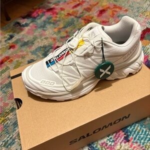 Salomon XT-6 White Lunar Rock Sneakers